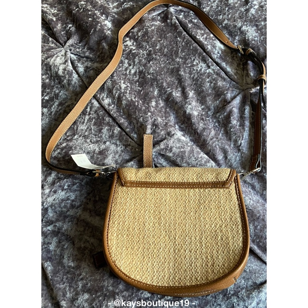 NWT J. Jill Cognac Crossbody Bag - Picture 2 of 5